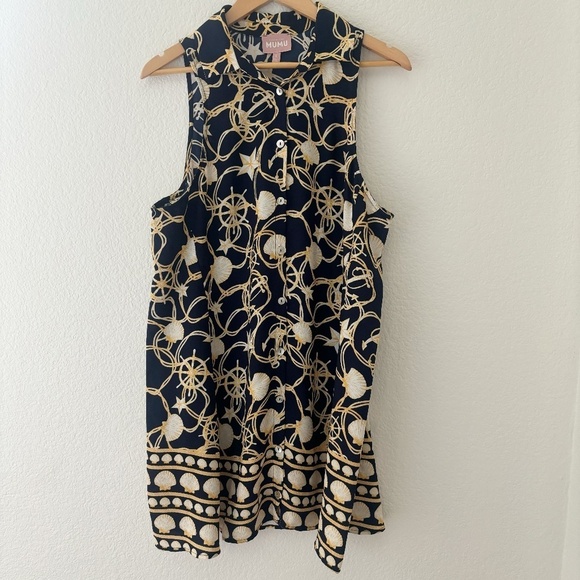 Show Me Your MuMu Dresses & Skirts - Show Me Your MuMu Carly collared dress Shellys yacht‎ club nautical Size Large